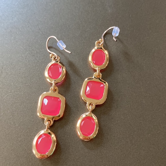 EUC Kate Spade Pink Earrings - Picture 3 of 3